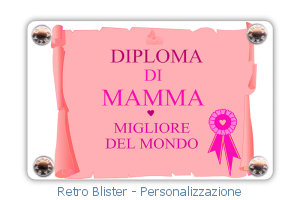 Diamante Naturale Certificato Con Personalizzazione Festa della Mamma